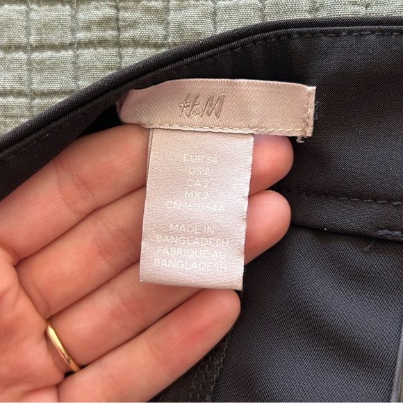 H&M Black Wide Leg Women's Pants - Picture 4 of 4